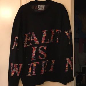 Reality is Within Sweater Rare